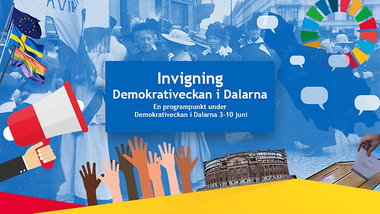 Illustration Invigning av demokrativeckan i Dalarna 