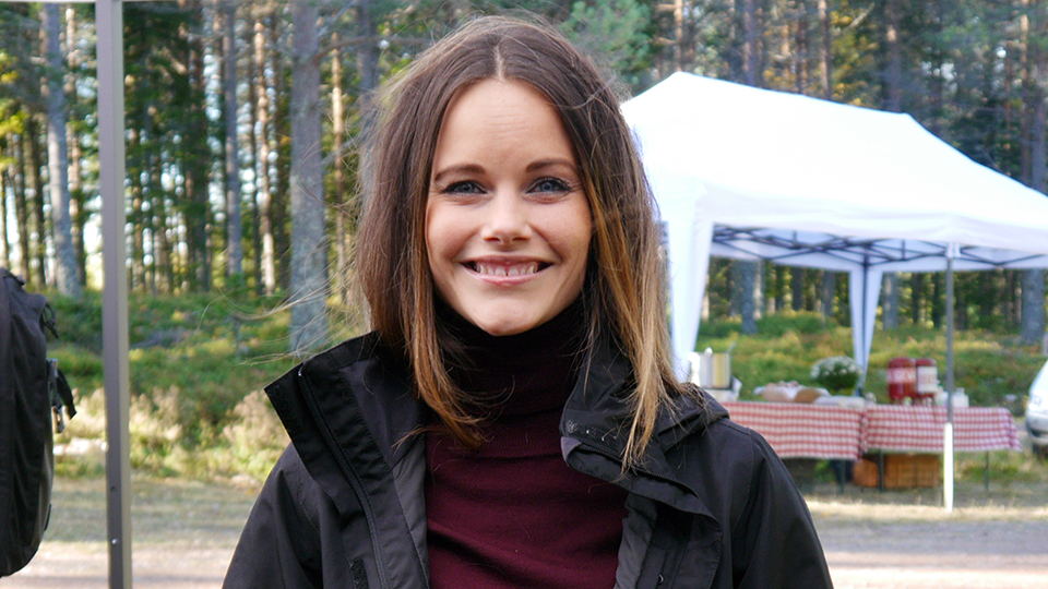 Prinsessan Sofia vid Hykjeberget i Älvdalen